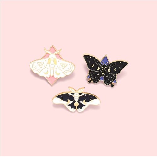 Hot-selling Butterfly Fairy Brooch Enamel Pin Clothing Shoes Bags Lapels Cartoons Funny Badge Decorative Jewelry Gift Friends