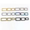Meetee 16-50mm Alloy Oblong Rectangle Buckle Garment Hardware Accessories Square Ring Buckles For Bag