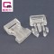 Factory Price Transparent Pc Buckle Pet Accessories Plastic Curve Quick Side Release Buckles For Dog Collar