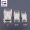 Factory Price Transparent Pc Buckle Pet Accessories Plastic Curve Quick Side Release Buckles For Dog Collar