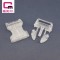 Factory Price Transparent Pc Buckle Pet Accessories Plastic Curve Quick Side Release Buckles For Dog Collar