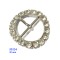 Square Shape Rhinestone Belt Buckles Ladies Metal Shoe Pin Buckles