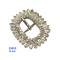 Square Shape Rhinestone Belt Buckles Ladies Metal Shoe Pin Buckles