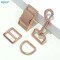 Custom Strap Belt Loop Dog Collar Leads Clasp Hardware 1inch Aluminum Metal D Ring Buckle Gold 3/4&quot; Side Release Buckle Hook