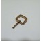 Custom 18mm Zinc Alloy Square Pin Buckles Classic Style Belt Buckle Shoe Buckle Hardware Accessories For Bags Shoes
