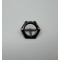 Adjustable 18mm Hexagonal Pin Buckle For Leather Strap Professional Zinc Alloy Shoe Buckle Pin Buckle Clasp Clip Connector