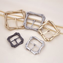 Bsci High Quality Bags Accessory Metal Gold/silver/black Belt Buckle Shoe Accessories Shoes Buckle For Wholesale