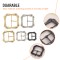 Bsci High Quality Bags Accessory Metal Gold/silver/black Belt Buckle Shoe Accessories Shoes Buckle For Wholesale