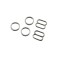 Underwear Accessories 0 Ring 8 Shape Adjustable Buckle Bra Swimsuit Anti-slip Metal Buckle Bikini Connector