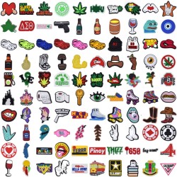 Xb Hot Selling Wholesale Cartoon Shoe Buckles Cute Pvc Decorations Accessories Animation Image Designer Shoe Charms Clog Charm