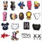 Wholesale Kaws Anime Cartoon Beast Kwas Clog Charms Soft Rubber Shoe Buckle For Boys Clog Charm Shoe Accessories