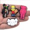 Wholesale Kaws Anime Cartoon Beast Kwas Clog Charms Soft Rubber Shoe Buckle For Boys Clog Charm Shoe Accessories