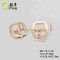 Custom Shoe Pin Buckle Bag Parts Accessories Single Prong Strap Buckles Center Bar Belt Buckle