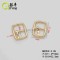 Custom Shoe Pin Buckle Bag Parts Accessories Single Prong Strap Buckles Center Bar Belt Buckle