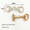 Crystal Zinc Alloy Metal Ornaments Women Shoes Fancy Buckle Accessories