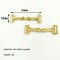 Crystal Zinc Alloy Metal Ornaments Women Shoes Fancy Buckle Accessories