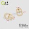 Wholesale Elliptic Tri-glide Buckle Metal Oval Tri-glide Slide Buckle With Pin Metal Bag Strap Shoe Accessories
