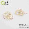 Wholesale Elliptic Tri-glide Buckle Metal Oval Tri-glide Slide Buckle With Pin Metal Bag Strap Shoe Accessories