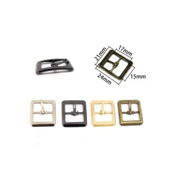 Customized Accessories Shiny Golden Metal Pin Belt Buckle,Square Pin Belt Buckles