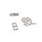 Customized Accessories Shiny Golden Metal Pin Belt Buckle,Square Pin Belt Buckles
