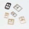 Bags Strap Leather Belt Buckle Metal Crystal Rhinestone Square Shoe Pin Buckle Accessories