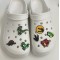 Factory Outlet Random 100pcs Mixed Shoe Decorations Pvc Soft Rubber Diy Accessories Cute Kawaii Cartoon Shoe Buckles