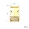 1 Inch Pvd Coated Quick Release Buckle Metal Dog Collar Metal Buckle