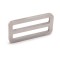 Customized Cnc Machined Belt Buckle Micro Machined Stainless Steel With Polishing For Watches Aluminium Material