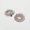 Luxury Fashion Irregular Heel Shoe Accessory With Heart Crystal Shoe Clip Acrylic Rhinestone Iron Glass Buckle Decorations
