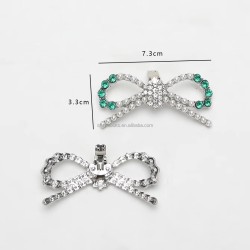 2025 New Style Pearl Metal Shoe Buckle Rhinestone Decorative Removable Brooch Clip Accessory Women&#39;s High Heels Sandal