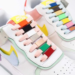 Custom Carved Shoes Decorative Charm Shoelace Buckle Sneaker Metal Shoes Lace Label Shoes Af1