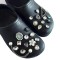 Luxury Metal Brand Designers Metal Luxury Bling Custom Shoe Charms Clog Shoes Decoration Rhinestone Metal Disigners Wholesale
