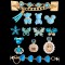 Luxury Metal Brand Designers Metal Luxury Bling Custom Shoe Charms Clog Shoes Decoration Rhinestone Metal Disigners Wholesale