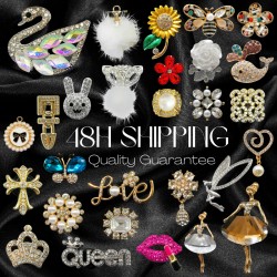 Wholesale Custom Personalized Silver Gold Shoe Buckles Metal Luxury Metal Aglets Shoe Charm Accessories Decor Metal Clogs Charms