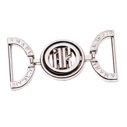Good Quality Shoes Clip Metal Accessory Custom Silver Logo Slider Buckle Adjuster Sneaker Shoe Hardware Metal Buckle For Bikini