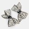 Fashion High Quality Rhinestone Bling Lady Shoe Accessories Leather Shoe Wedding Bowknot Buckle Holeshoe Upper Decor Wholesale