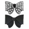 Fashion High Quality Rhinestone Bling Lady Shoe Accessories Leather Shoe Wedding Bowknot Buckle Holeshoe Upper Decor Wholesale