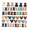 Hot Selling Luxury Bling Shoe Charms Soft Flat Back Rhinestone Upper Decorations Chains Style Clogs Shoe Buckles Metal Material