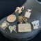 Hot Selling Luxury Bling Shoe Charms Soft Flat Back Rhinestone Upper Decorations Chains Style Clogs Shoe Buckles Metal Material