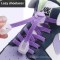 No Tie Necessary Kids Elastic Shoelace Buckles Flat Colorful Polyester Spring Buckles With Feature Lazy Kidsren&#39;s Shoe Fastener