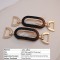 Direct Factory Black Rose Gold Nickel Alloy Decorative Metal Buckles Diamond Chains Drill Shoes Buckles