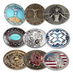 Factory Customized Production Logo Metal High Quality Mens Belt Buckles With Logo Buckles
