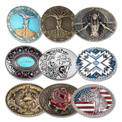 Factory Customized Production Logo Metal High Quality Mens Belt Buckles With Logo Buckles