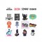 Mother's Day Decorative Clog Shoes With Pvc Buckle Rubber Charm Trap For Mom Girl Mama Boy