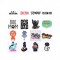 Mother's Day Decorative Clog Shoes With Pvc Buckle Rubber Charm Trap For Mom Girl Mama Boy