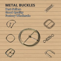 Wholesale Price Premium Reliable Custom Brass Metal Buckle Sleek Strong Factory Metal Buckle For Shoes
