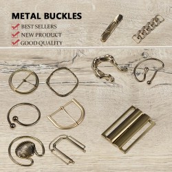 Top Quality Stylish Sleek Custom Brass Metal Buckle Durable Reliable Supplier Metal Buckle For Shoes
