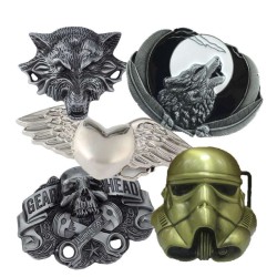 Manufacturers Wholesale Custom Logo Zinc Metal Magnetism Blank Stylish Belt Buckles For Men Women