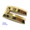 Fashion Ladies Shoe Buckles Metal Gold Shoe Accessories Clips