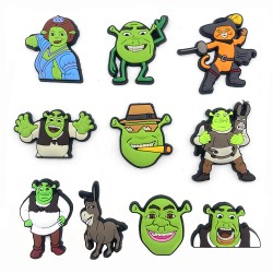 Monster Series Cartoon Beach Shoe Decorative Buckle Removable Soft Rubber Garden Shoe Buckle Accessories